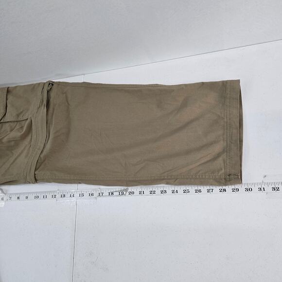 BC Clothing Men's Convertible‎ Cargo Pants Hiking Khaki Zip-Off Belted XXL x 30 - Picture 5 of 10